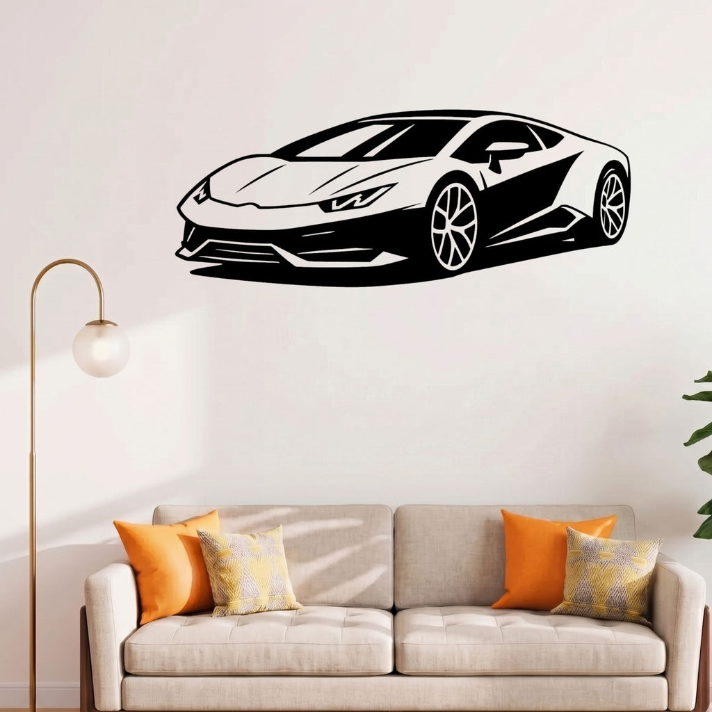 Premium Metal Wall Frame – Laser Cut Automotive Wall Art