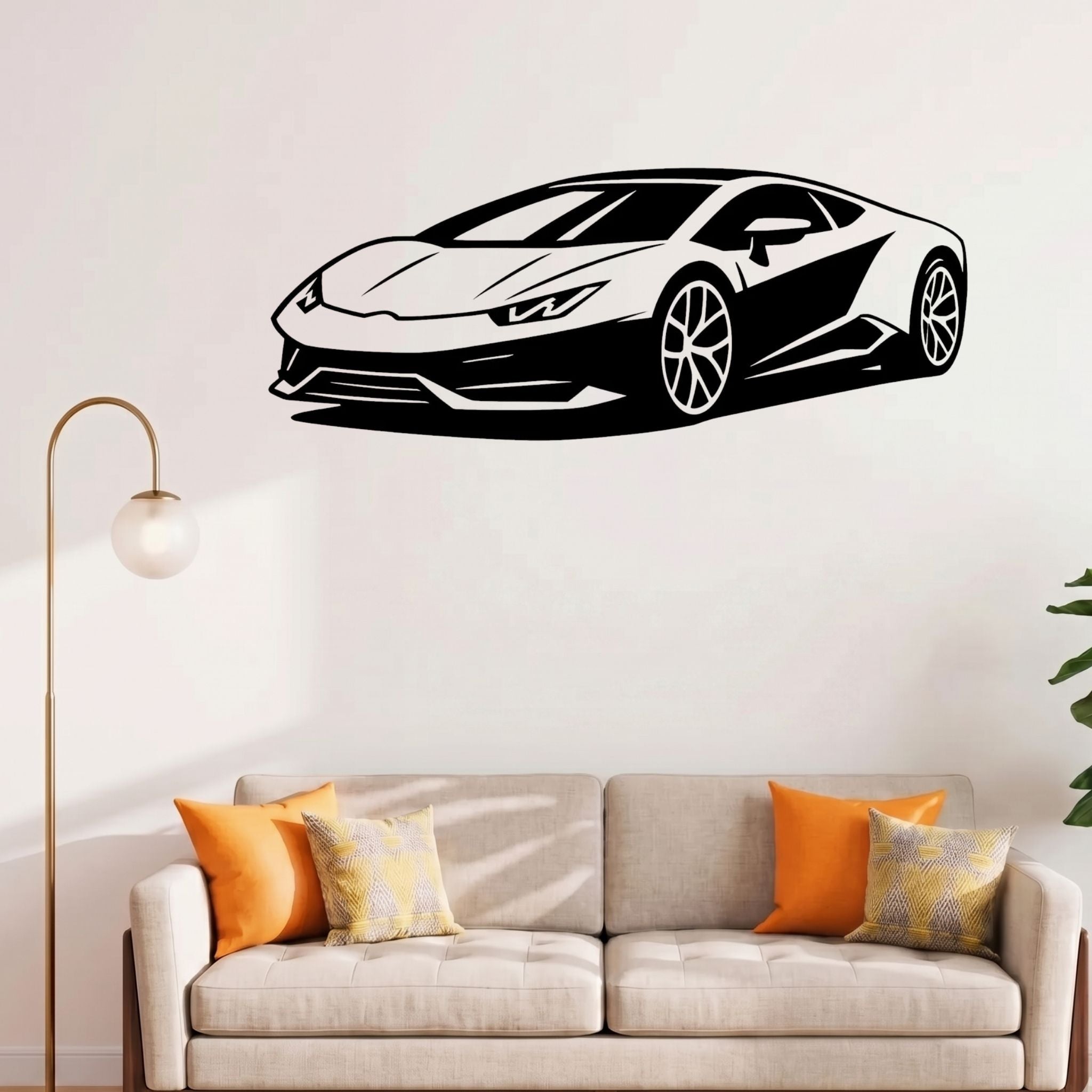 Premium Metal Wall Frame – Laser Cut Automotive Wall Art