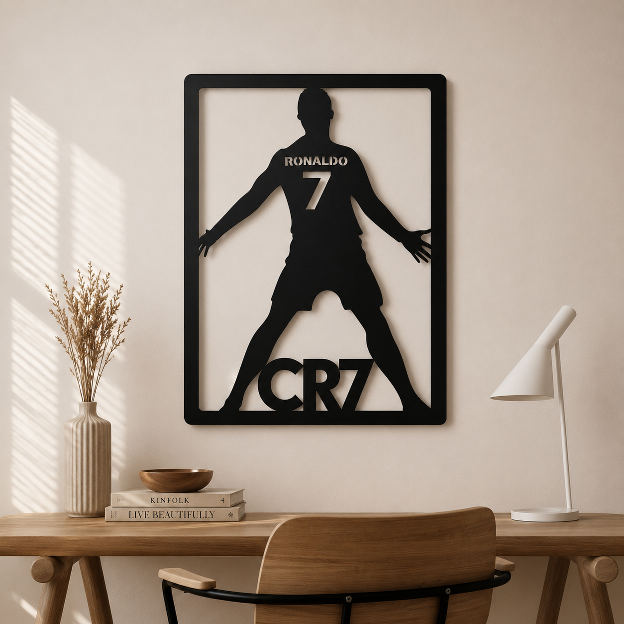 CR7 Ronaldo Metal Wall Art