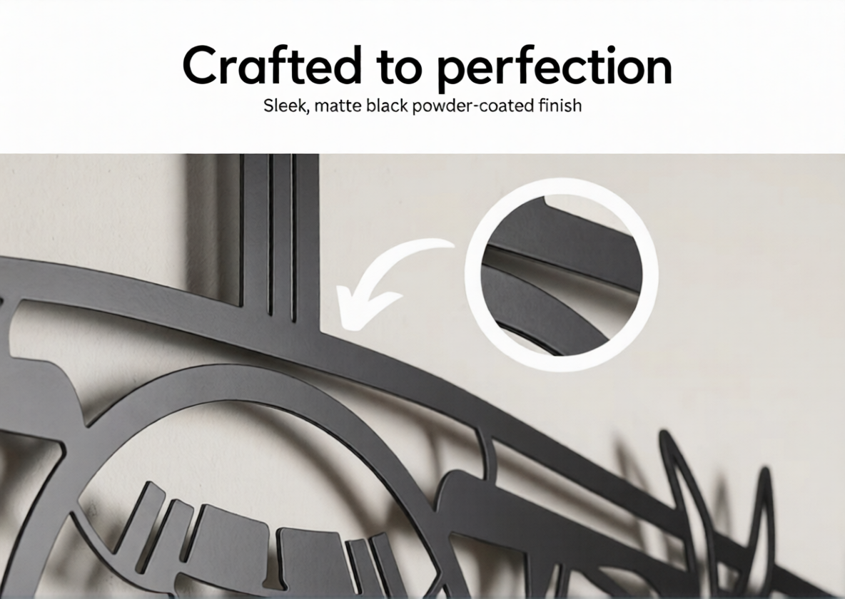 Premium Metal Wall Frame – Laser Cut Automotive Wall Art