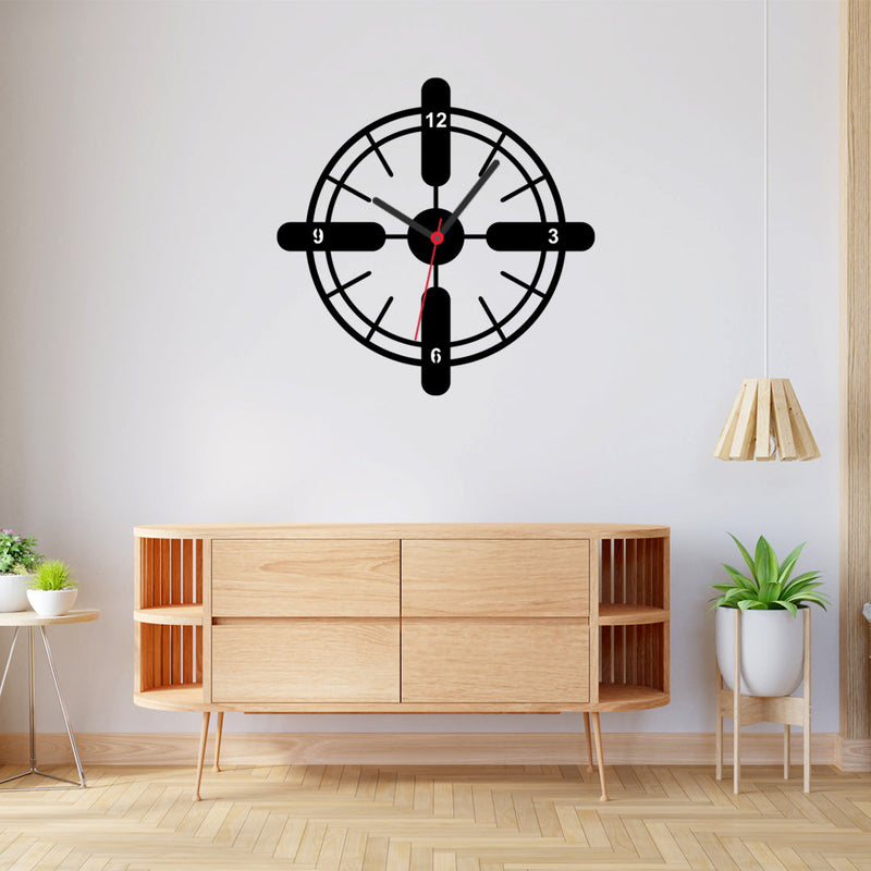 Modern Wall Clock (Metal-Wall Art)