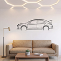 Honda Civic 2018 Type R Laser Cut Metal Wall Art | Premium Steel Car Silhouette |