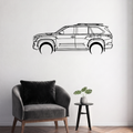 2023 Toyota Sequoia TRD Pro Laser Cut Metal Wall Art | Premium Steel SUV Silhouette | Metals Engrave