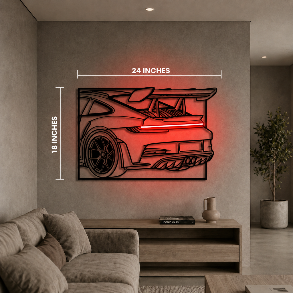 Sports Car Metal Wall Art