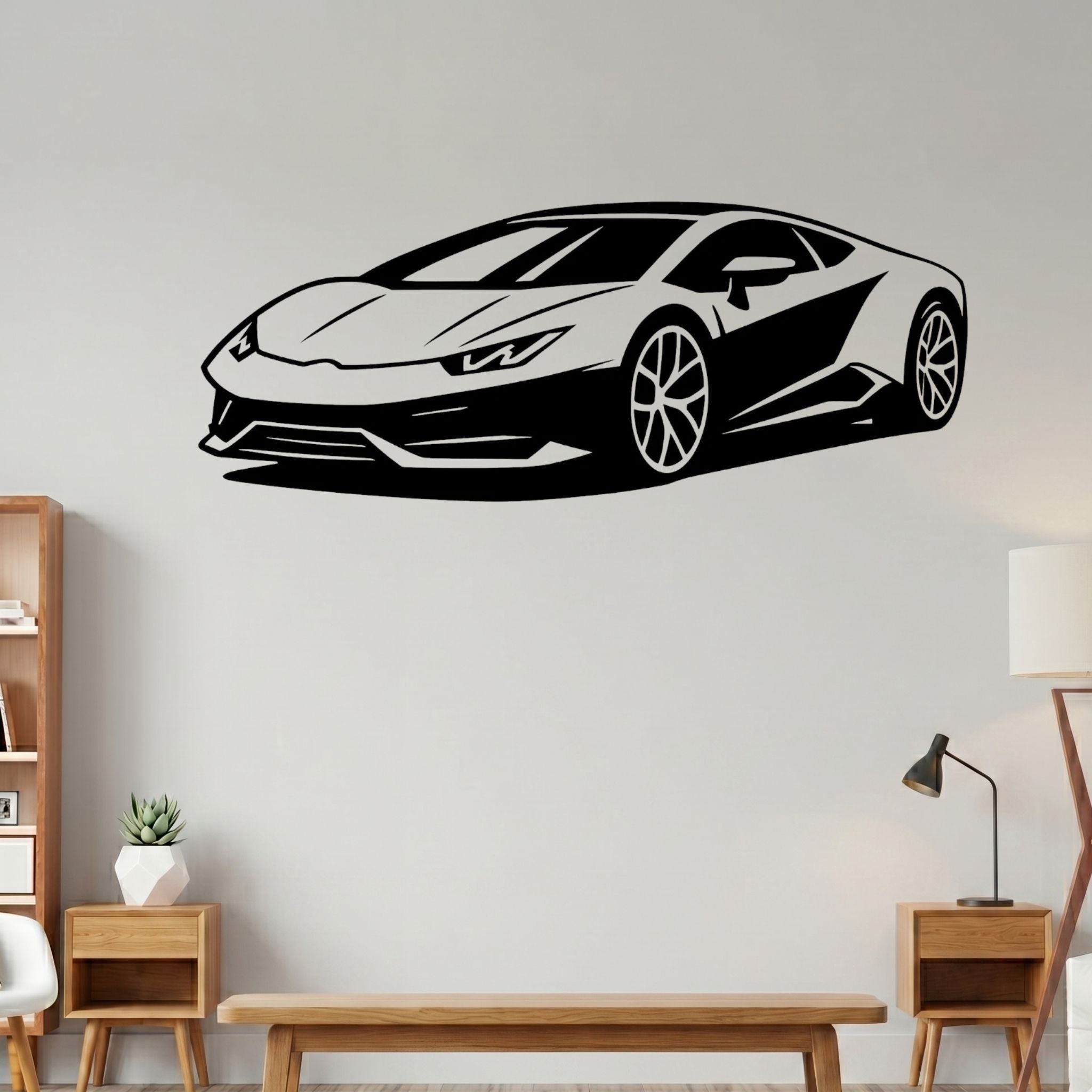 Premium Metal Wall Frame – Laser Cut Automotive Wall Art