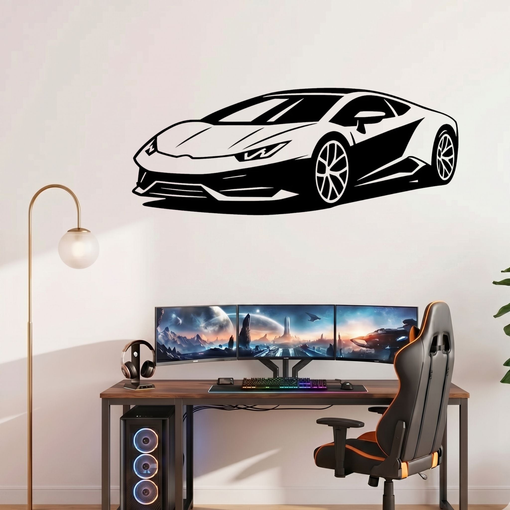 Premium Metal Wall Frame – Laser Cut Automotive Wall Art