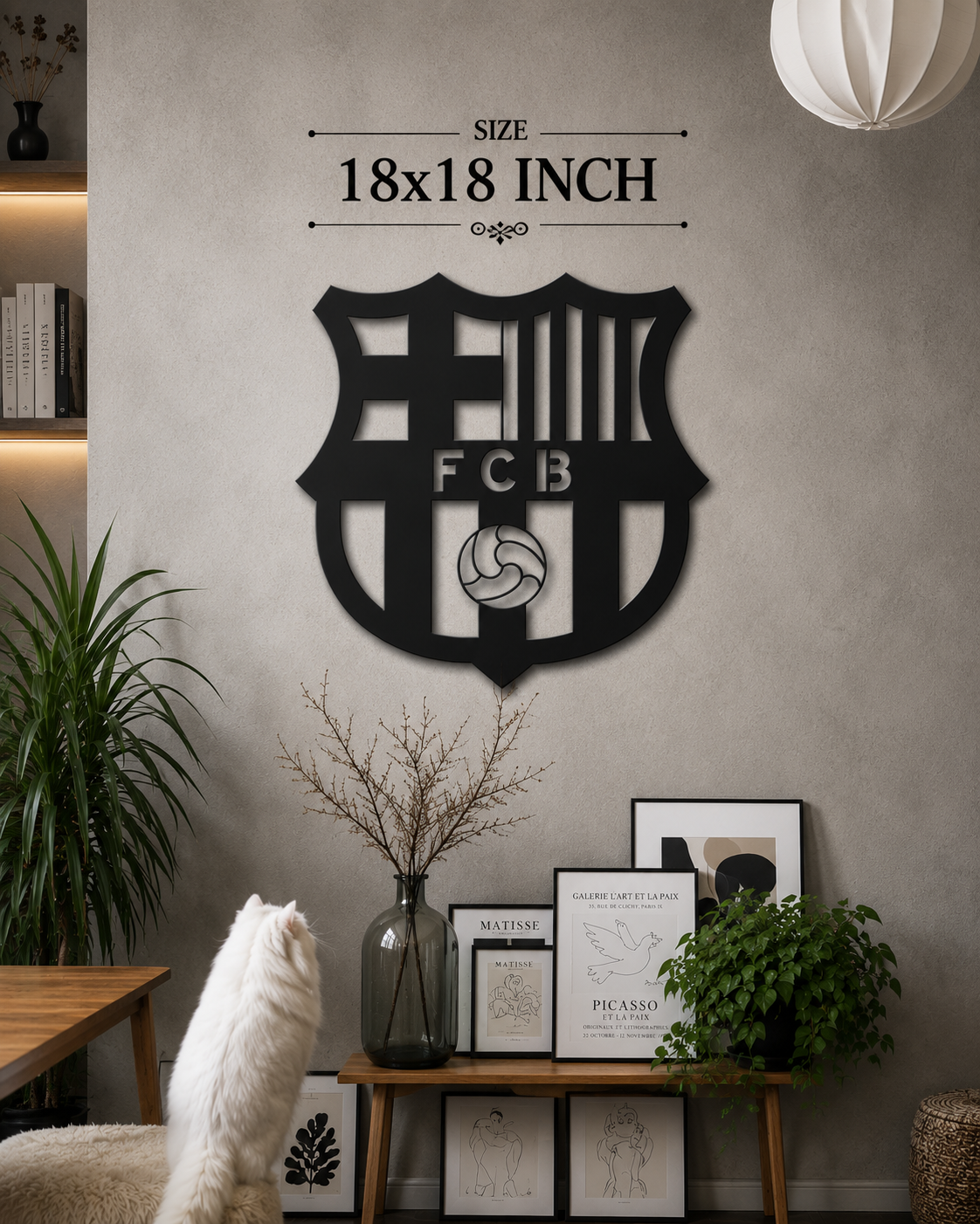 FC Barcelona Metal Wall Art