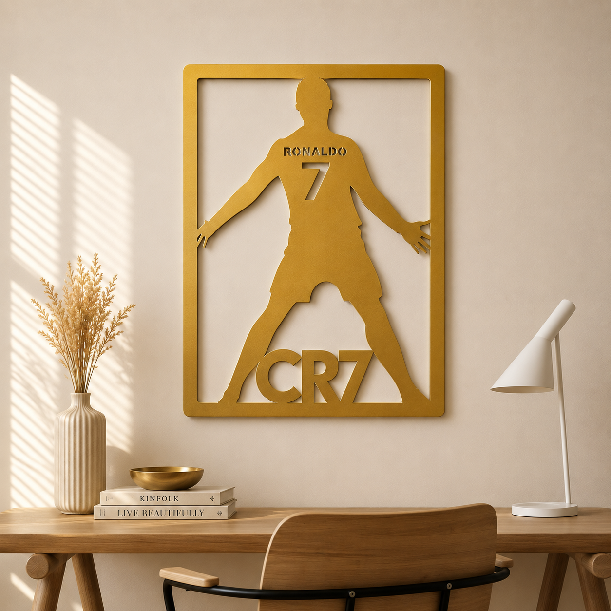CR7 Ronaldo Metal Wall Art