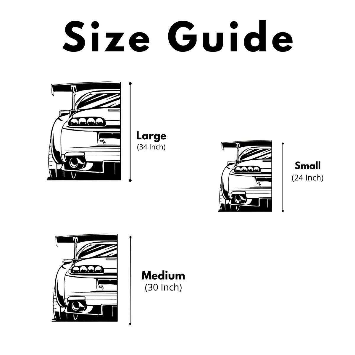 Toyota Supra Metal Wall Art – Premium Laser Cut Car Decor