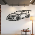 Toyota GT86 Metal Wall Art – Laser Cut Automotive Decor for Car Enthusiasts