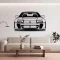 Toyota Supra Metal Laser Cut Wall Frame – Premium Car Wall Art