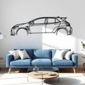Toyota GR Corolla Metal Car Wall Art | Laser Cut Steel Wall Decor