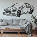Mercedes-Benz AMG Metal Car Wall Art | Laser Cut Steel Wall Decor |