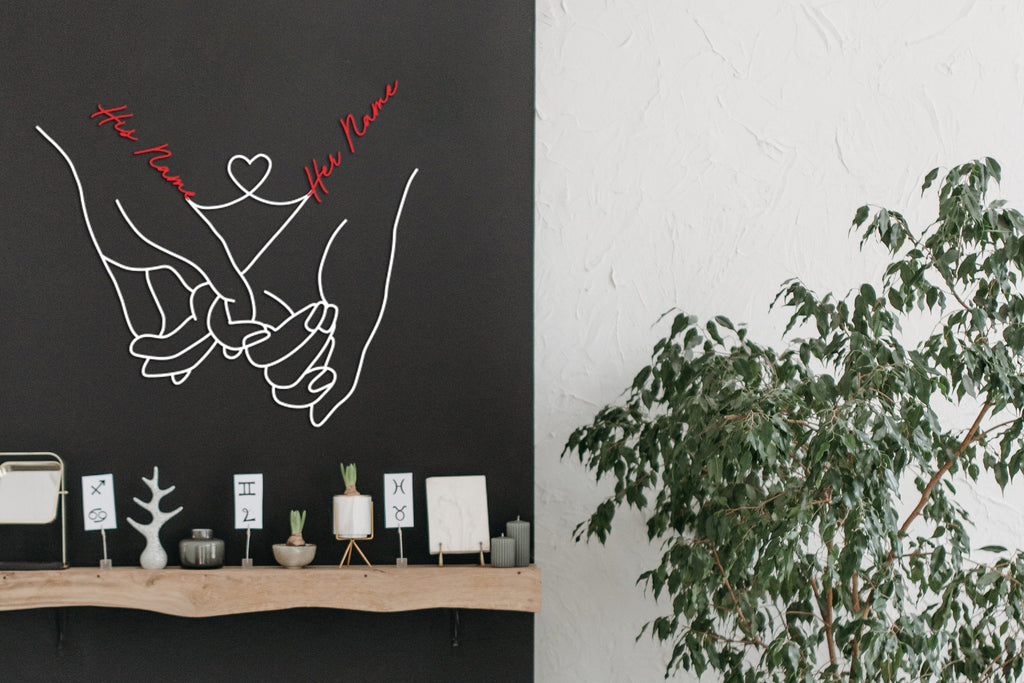 Personalized Couple Metal Wall Art