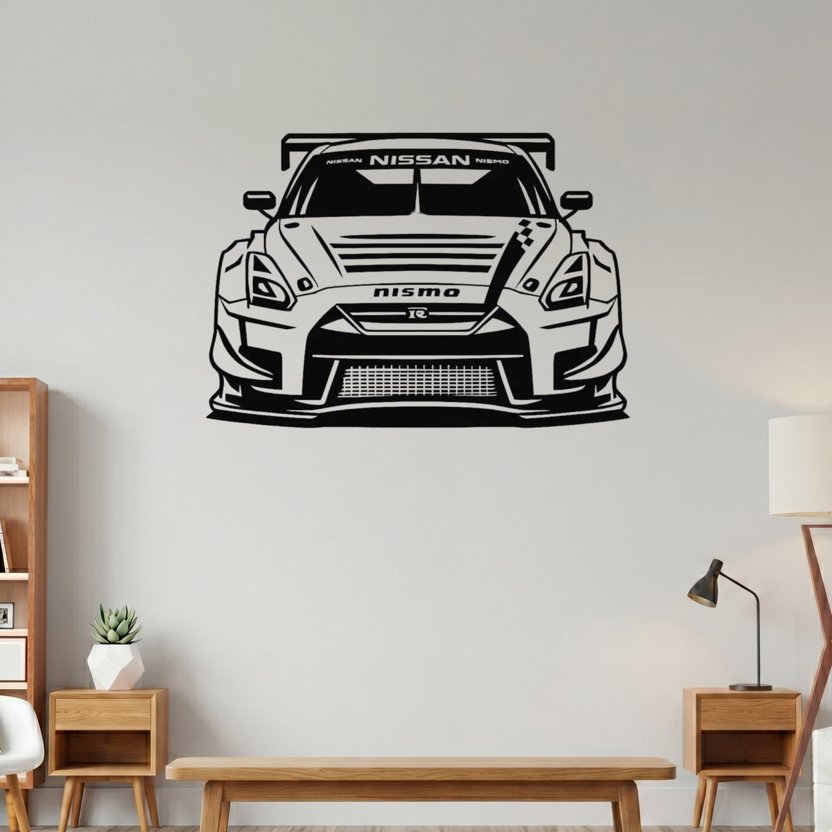 Nissan GTR R35 Nismo Metal Wall Frame – Premium Laser Cut Wall Art